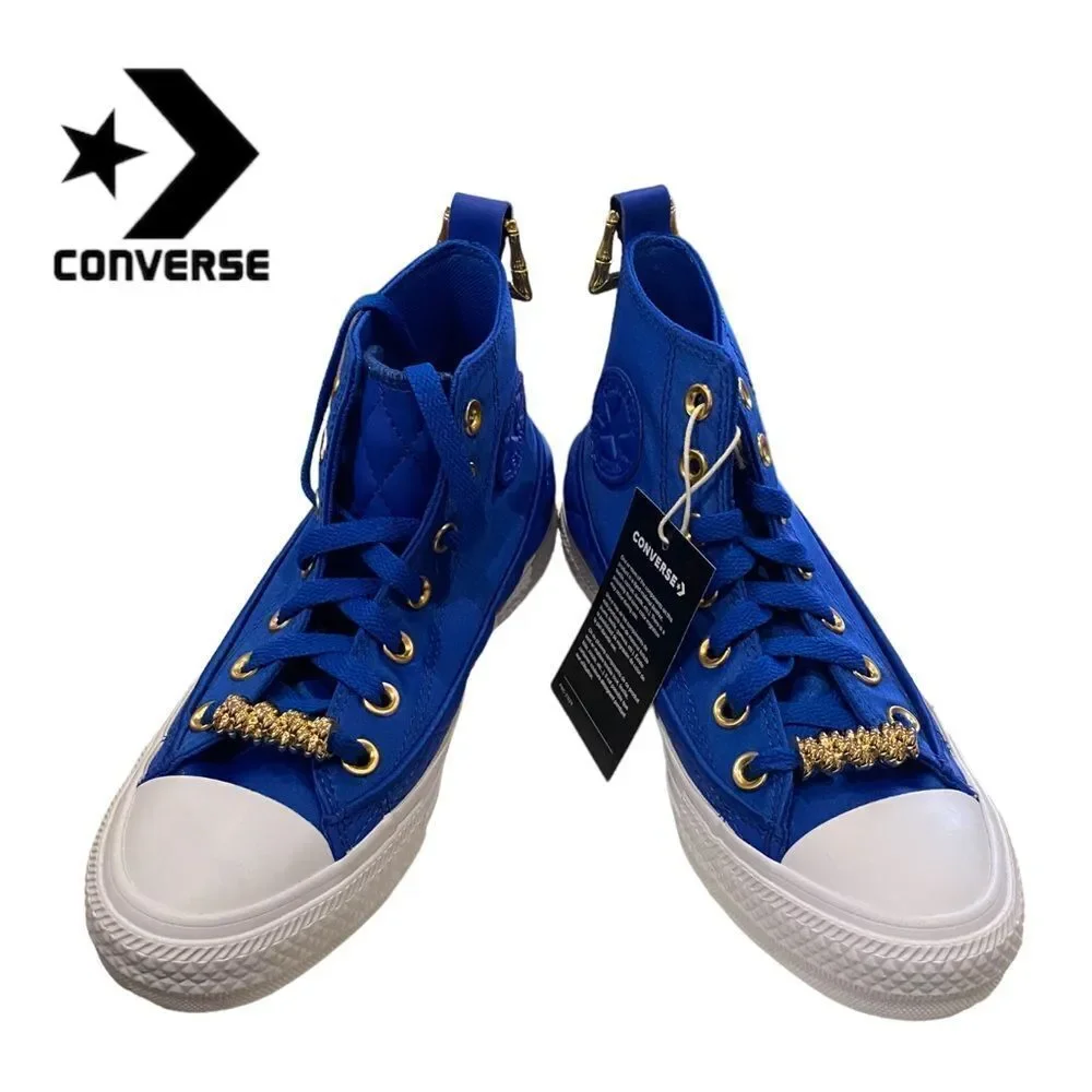 NEW Converse Chuck Taylor All Star Shine Blue Women's Sneakers 5 - Picture 4 of 6